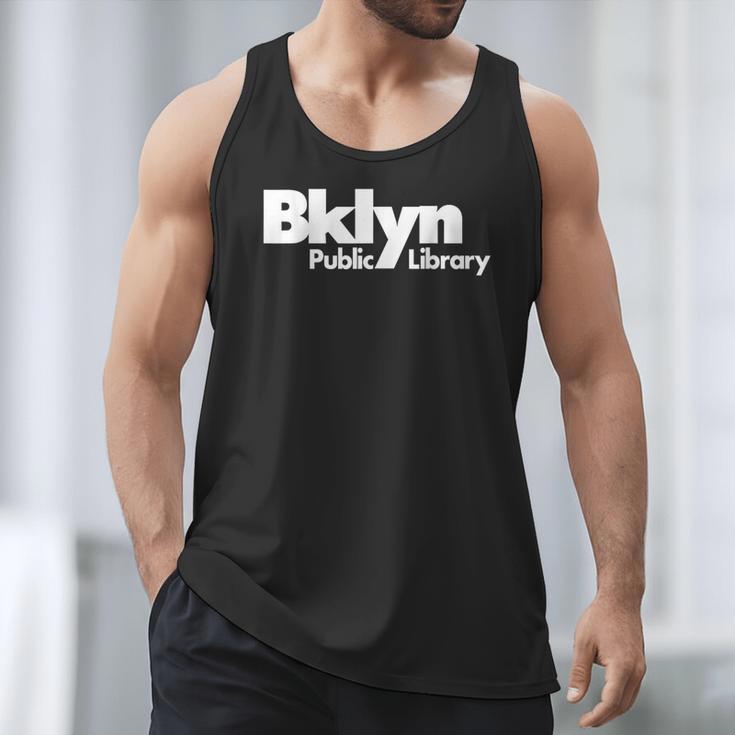 Brooklyn Public Library NY New York Neighborhood Book Lover Men Tank Top