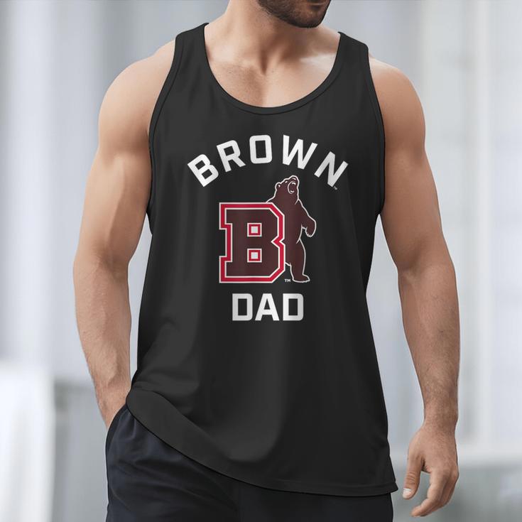 Brown University Bears Arched Dad Men Tank Top