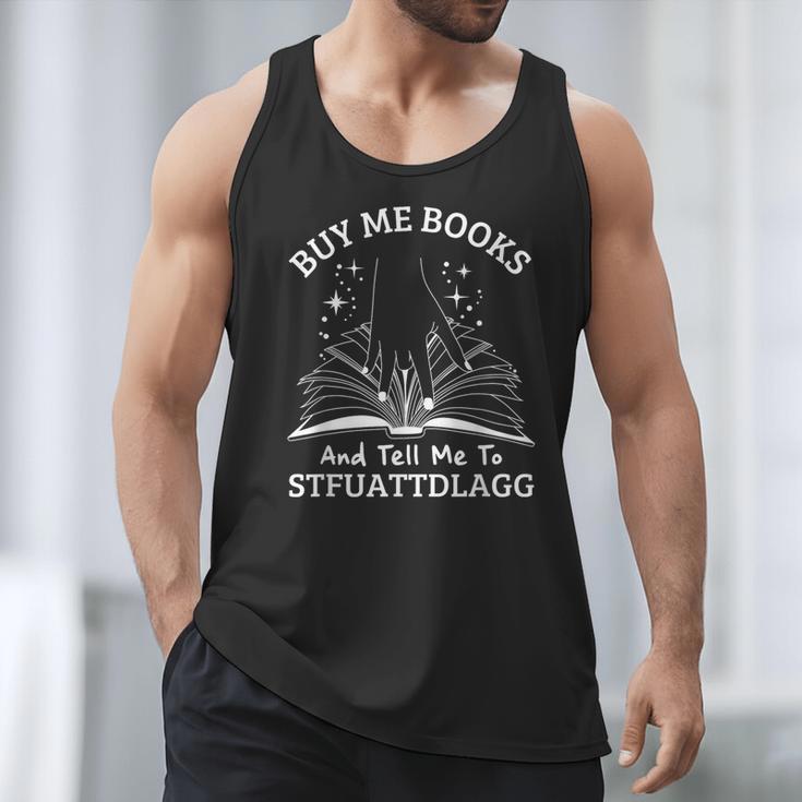 Buy Me Books And Tell Me To STFUATTDLAGG Smutt Book Reader Men Tank Top