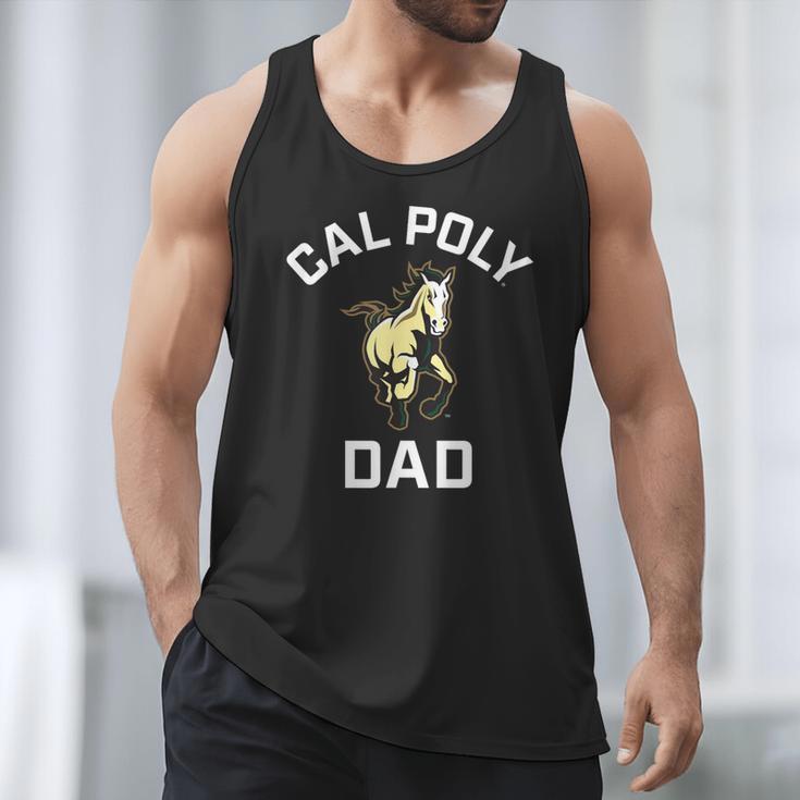 Cal Poly Mustangs Arched Dad Men Tank Top Cal Poly Mustangs Arched Dad Men Tank Top