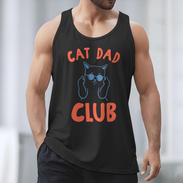Cat Dad Club Life Is Better With Cats Retro Cat Dad Men Tank Top