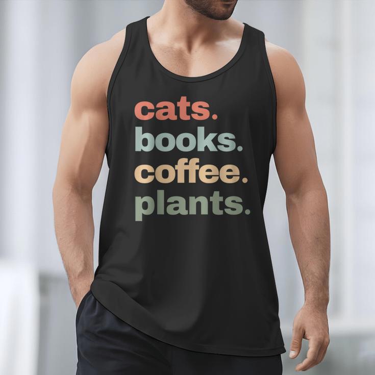 Cats Books Coffee Plants Gardening Mama Mom Mothers Men Tank Top Cats Books Coffee Plants Gardening Mama Mom Mothers Men Tank Top