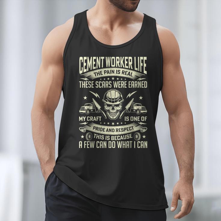 Cement Worker Life Concrete Finisher Dad Father Men Tank Top Cement Worker Life Concrete Finisher Dad Father Men Tank Top
