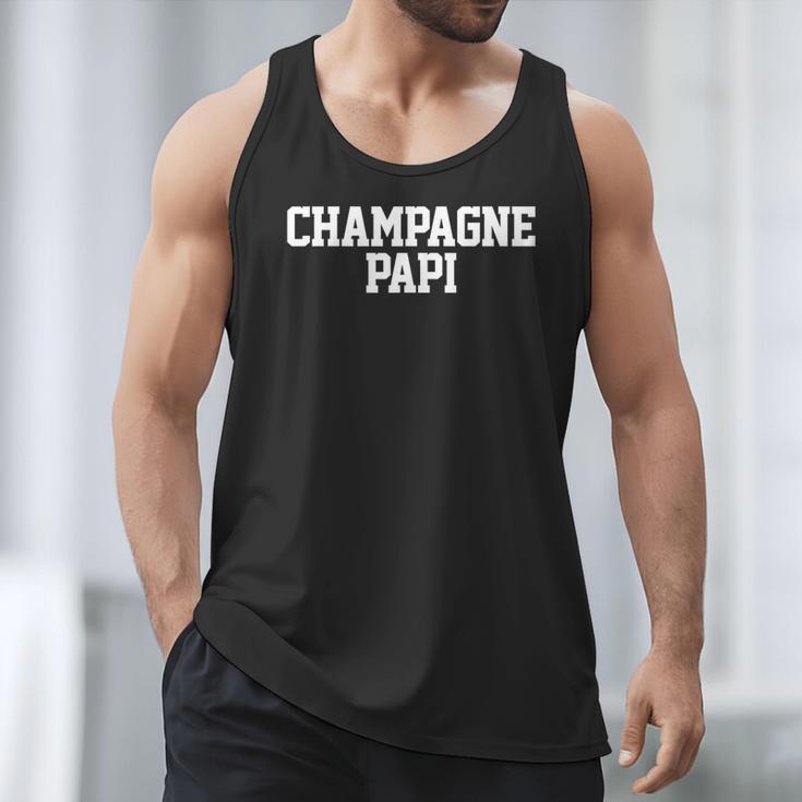 Champagne Papi Dad Father's Day Love Family Support Tee Men Tank Top