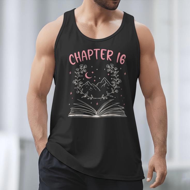 Chapter 16 Birthday Reading Book Lovers 16 Year Old Men Tank Top
