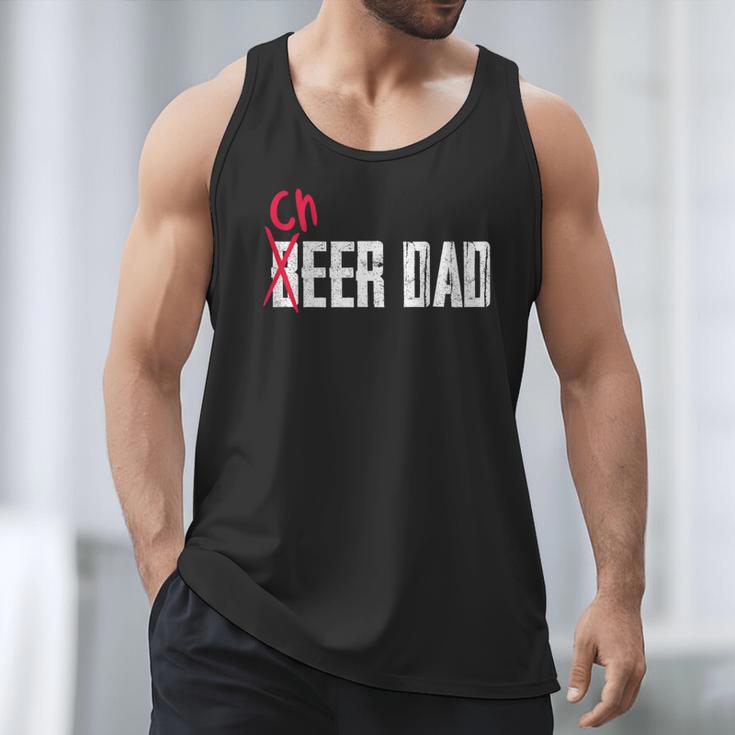 Cheer Dad Beer Dad Cheerleading Father Father's Day Men Tank Top
