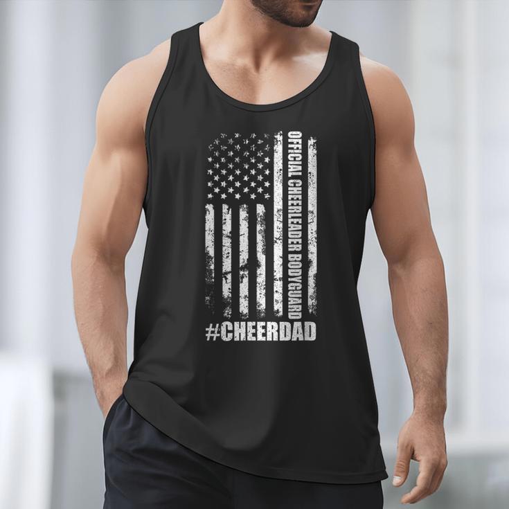 Cheer Dad Bodyguard Family Father Cheerleader Squad Men Tank Top