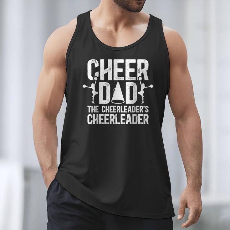 Cheer Dad The Cheerleader's Cheerleader Dad Cheer Father Men Tank Top