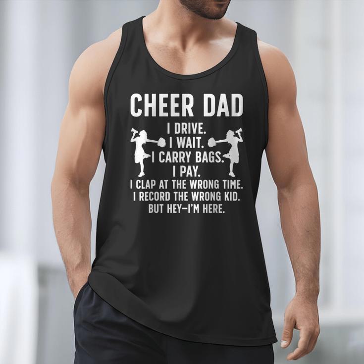 Cheer Dad Cheerleading Dad Of A Cheerleader Father Men Tank Top