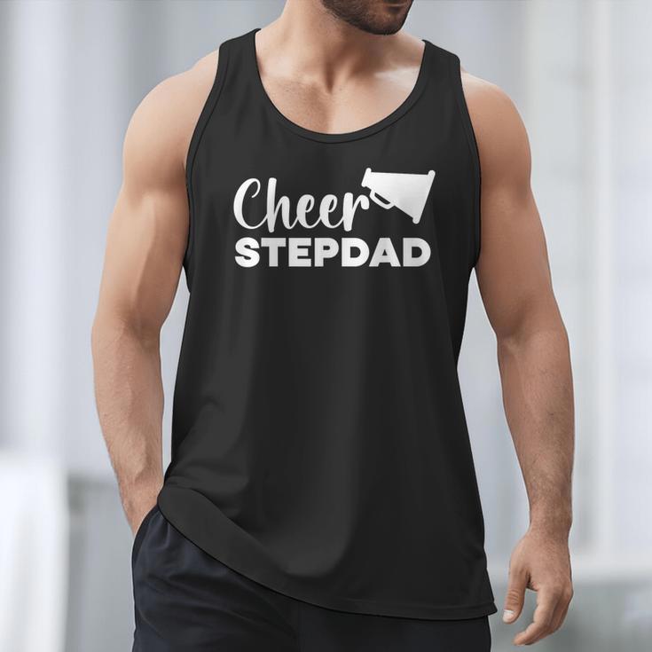 Cheer Stepdad Cheerleading Step Dad Cheerleader Stepfather Men Tank Top