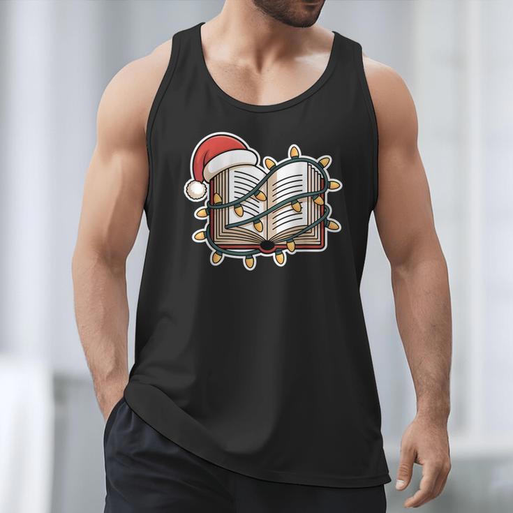 Christmas Book Festive Holiday Xmas Men Tank Top