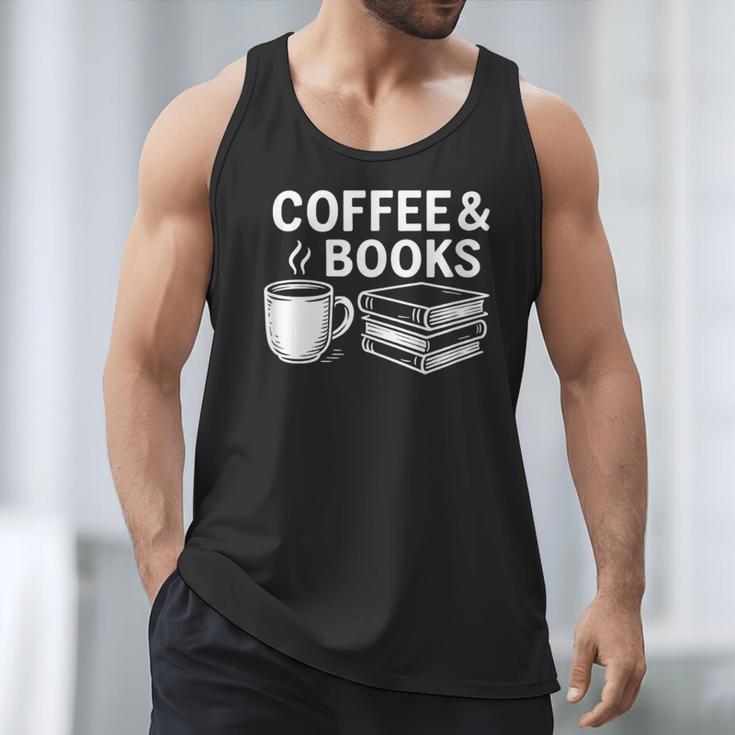 Coffee & Books Men Tank Top