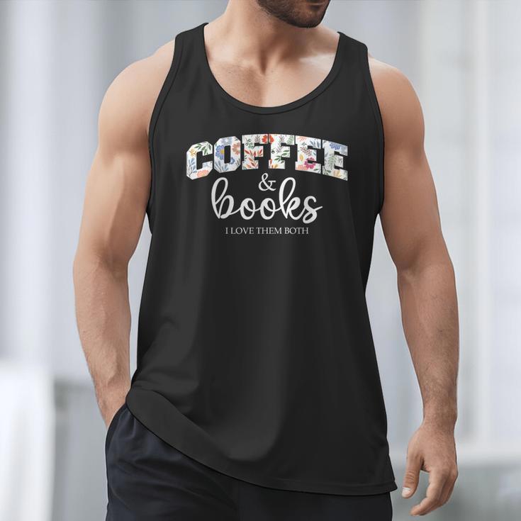 Coffee And Books i Love Them Both Men Tank Top
