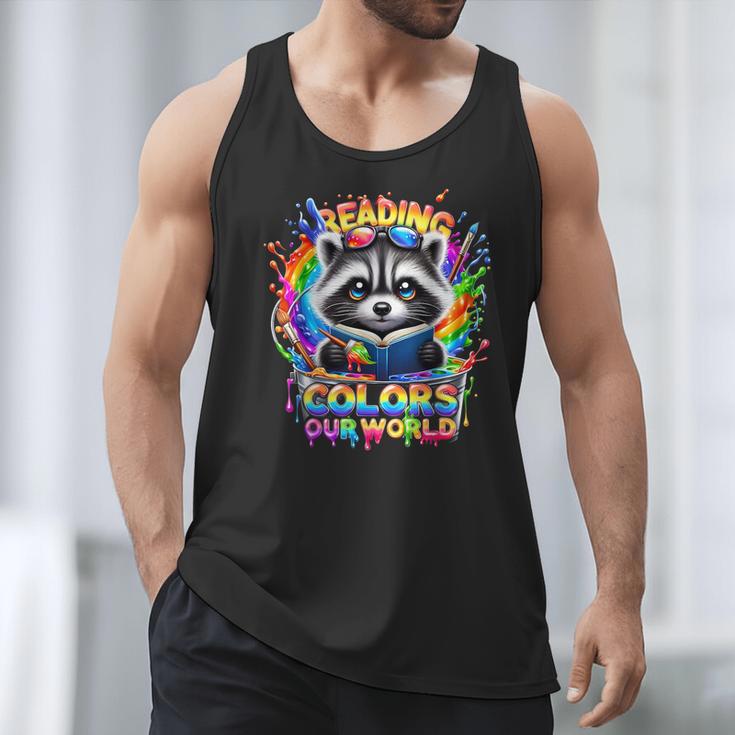 Color Our World 2026 Reading Book Men Tank Top