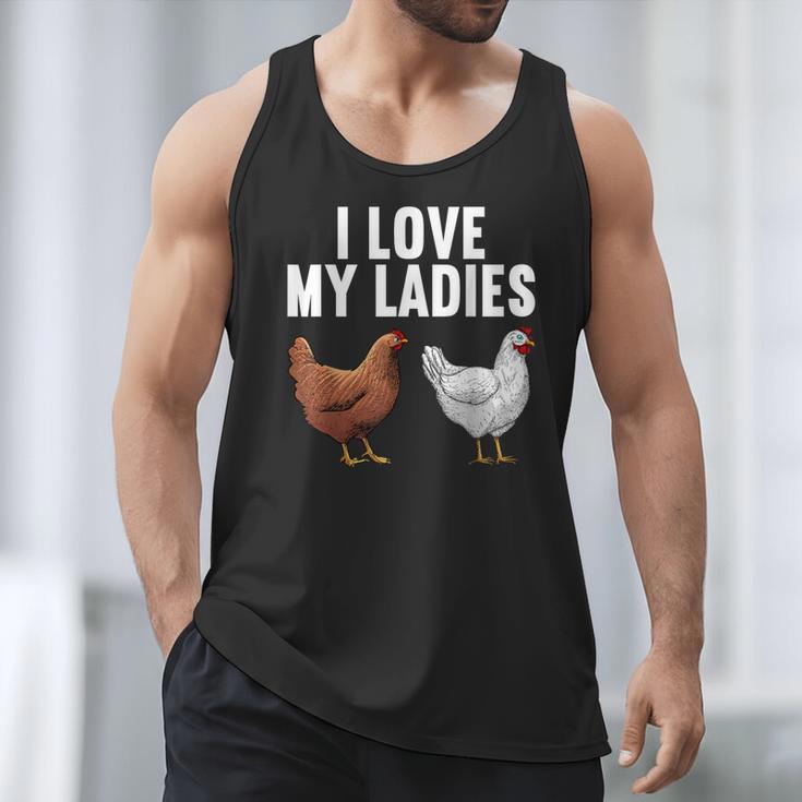 Cool Chicken Art For Men Women Dad Rooster Chicken Farmer Men Tank Top