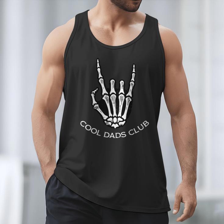 Cool Dads Club Skeleton Rock Pocket Fathers Day Rocker Hand Men Tank Top