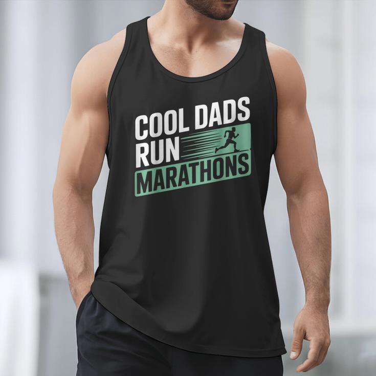 Cool Dads Run Marathons Marathon Running Runner Men Tank Top