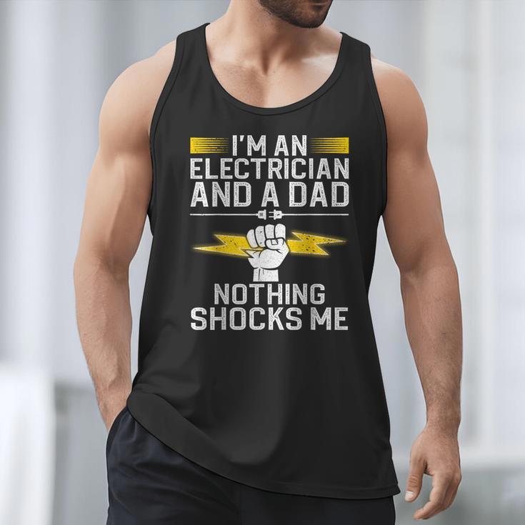 Cool Electrician For Men Dad Professional Electrician Men Tank Top