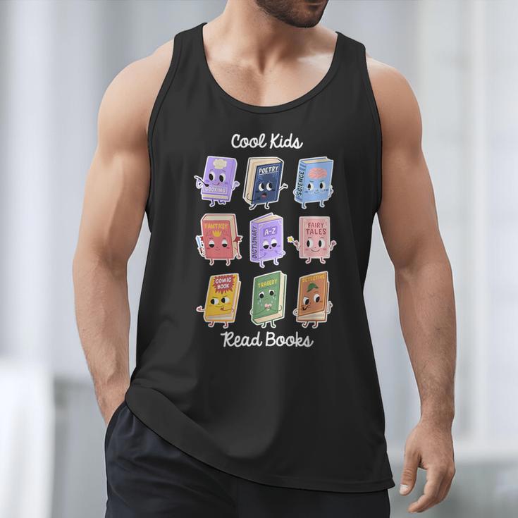 Cool Kids Read Books Apparel Men Tank Top
