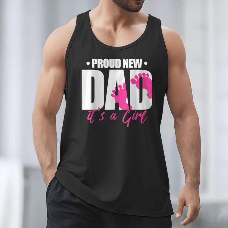 Cool Parent Apparel Proud New Dad It's A Girl Classic Fit Short Sleeve Crew Neck T-Shirt Small Men Tank Top