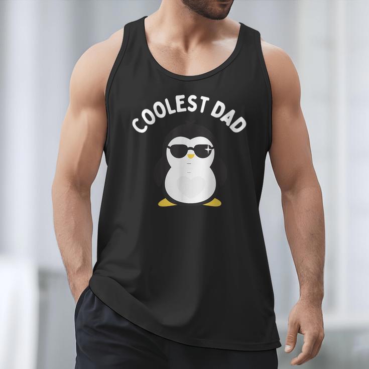 The Coolest Dad Cool Penguin By Dangerous Dad Men Tank Top