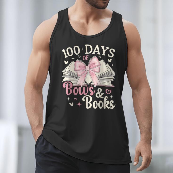 Coquette 100 Days Of Bows Books Reading 100th Day Of School Men Tank Top Coquette 100 Days Of Bows Books Reading 100th Day Of School Men Tank Top