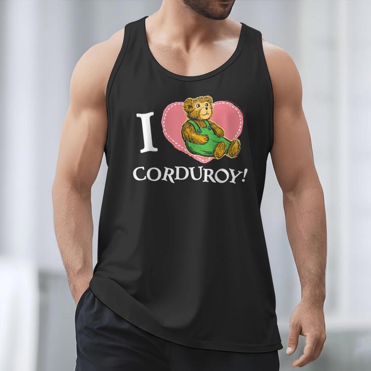 Corduroy I Heart Corduroy Teddy Bear Retro Children's Book Men Tank Top