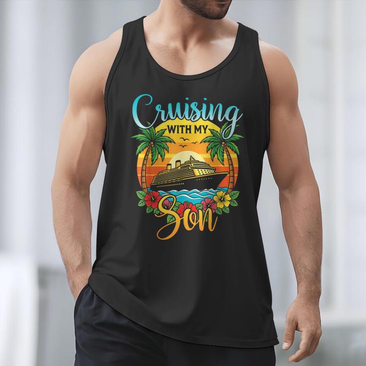 Cruising With My Son Mom Dad Cruise Vacation Matching Men Tank Top Cruising With My Son Mom Dad Cruise Vacation Matching Men Tank Top