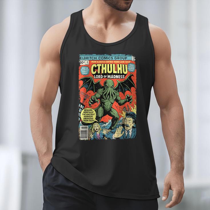 Cthulhu Lord Of Madness Vintage Comic Book Cover Men Tank Top