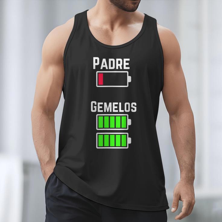 Cufflinks Battery Filled Tired Dad Low Battery Charge Men Tank Top
