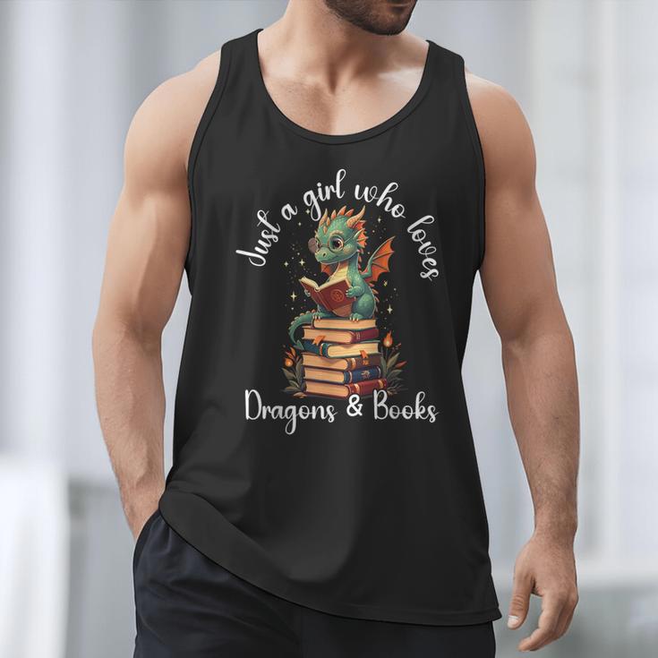 Cute Dragon Reading Book Bookworm Dragon And Books For Women Men Tank Top Cute Dragon Reading Book Bookworm Dragon And Books For Women Men Tank Top