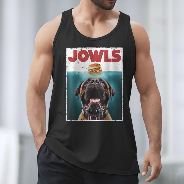 Cute English Mastiff Jowls Burger Bullmastiff Dog Mom Dad Men Tank Top