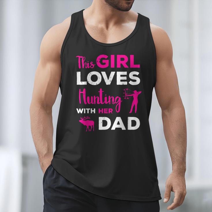 Cute Girls Hunting Dad Daughter Hunting Buddy Hunter Men Tank Top