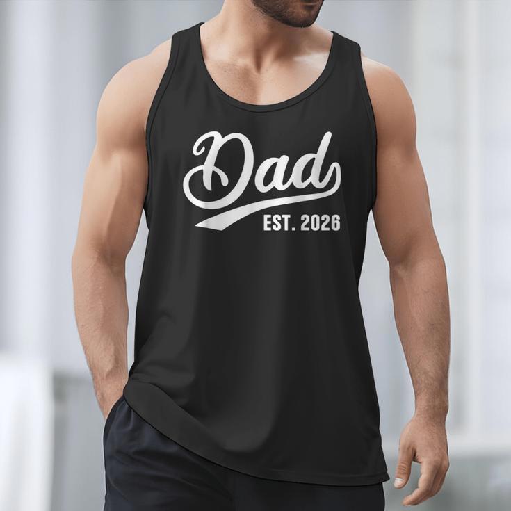 Dad 2026 Father Since 2026 Retro Dad Est 2026 Men Tank Top