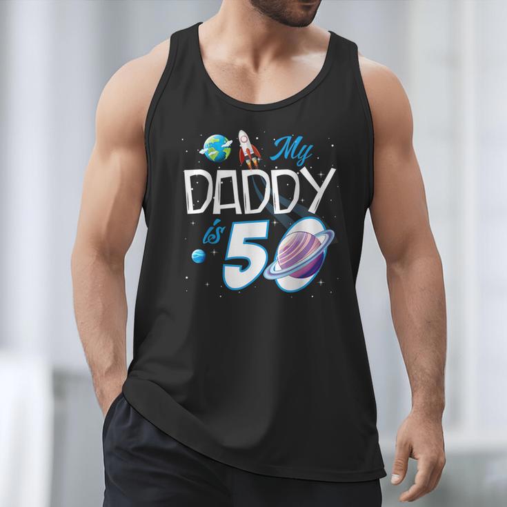My Dad Is 50 Years Daddy Father 50th Years Birthday Men Tank Top
