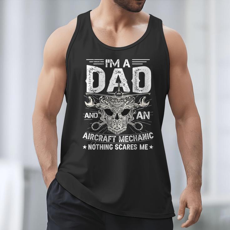 Dad Airplane Plane Aviation Aircraft Mechanic Men Tank Top