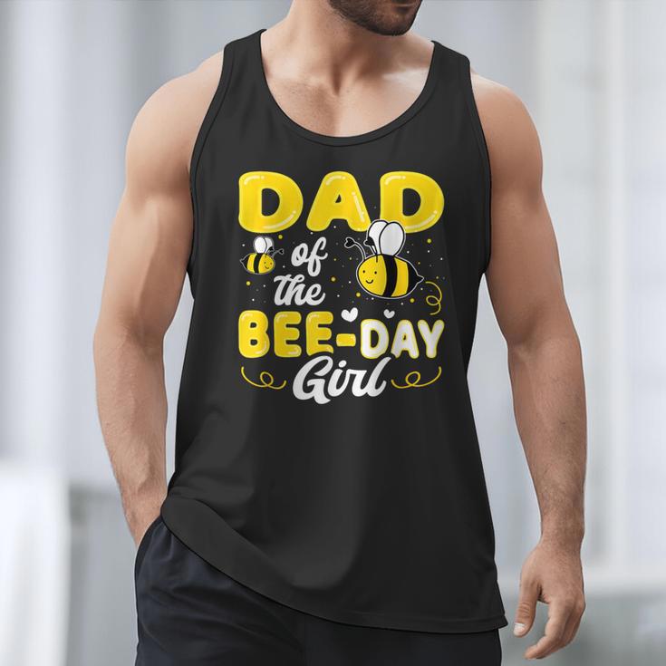 Dad Of The Bee Day Girl Hive Party Matching Birthday Sweet Men Tank Top