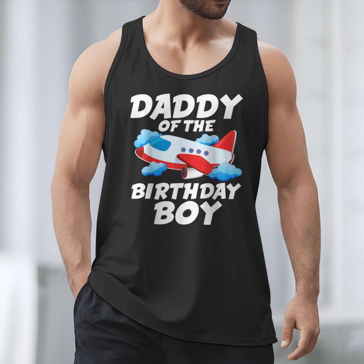 Dad Of The Birthday Boy Airplane Men Tank Top