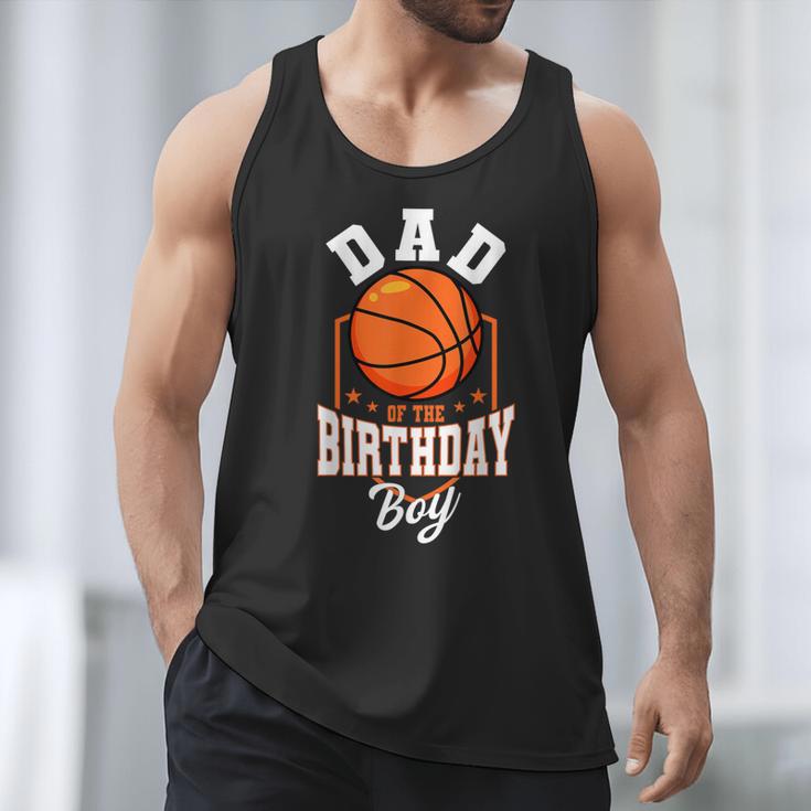 Dad Of The Birthday Boy Basketball Theme Bday Party Men Tank Top Dad Of The Birthday Boy Basketball Theme Bday Party Men Tank Top