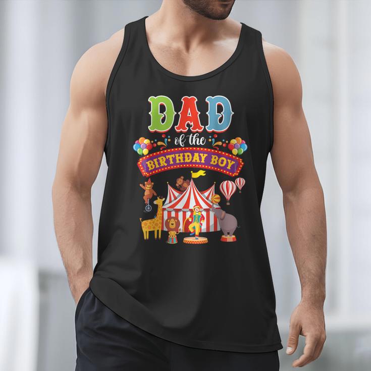 Dad Of The Birthday Boy Carnival Circus 1st Birthday Party Men Tank Top Dad Of The Birthday Boy Carnival Circus 1st Birthday Party Men Tank Top