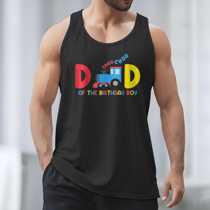 Dad Of The Birthday Boy Choo Choo Train Family Matching Men Tank Top Dad Of The Birthday Boy Choo Choo Train Family Matching Men Tank Top