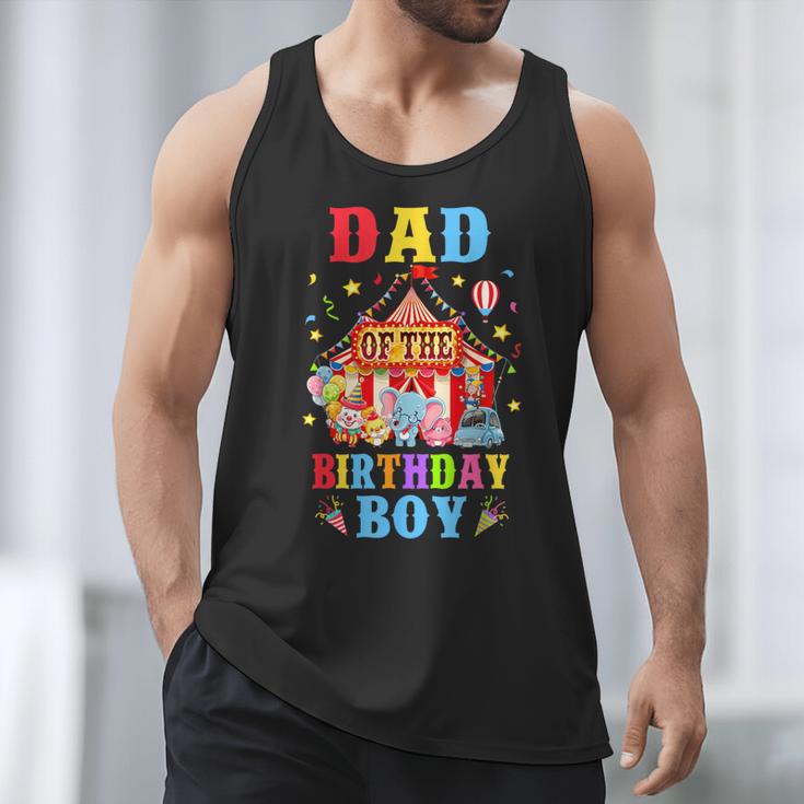 Dad Of The Birthday For Boy Circus Carnival Theme Party Men Tank Top