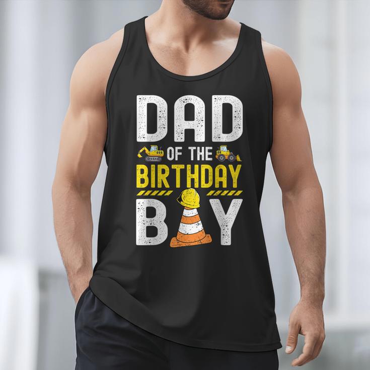 Dad Of The Birthday Boy Construction Worker Bday Men Tank Top