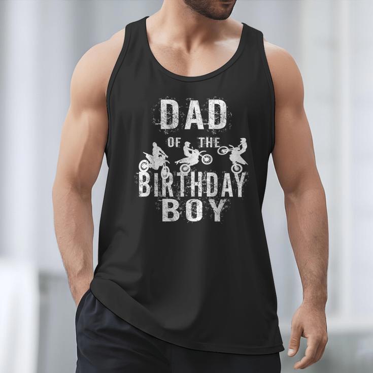 Dad Of The Birthday Boy Dirt Bike B-Day Party Men Tank Top