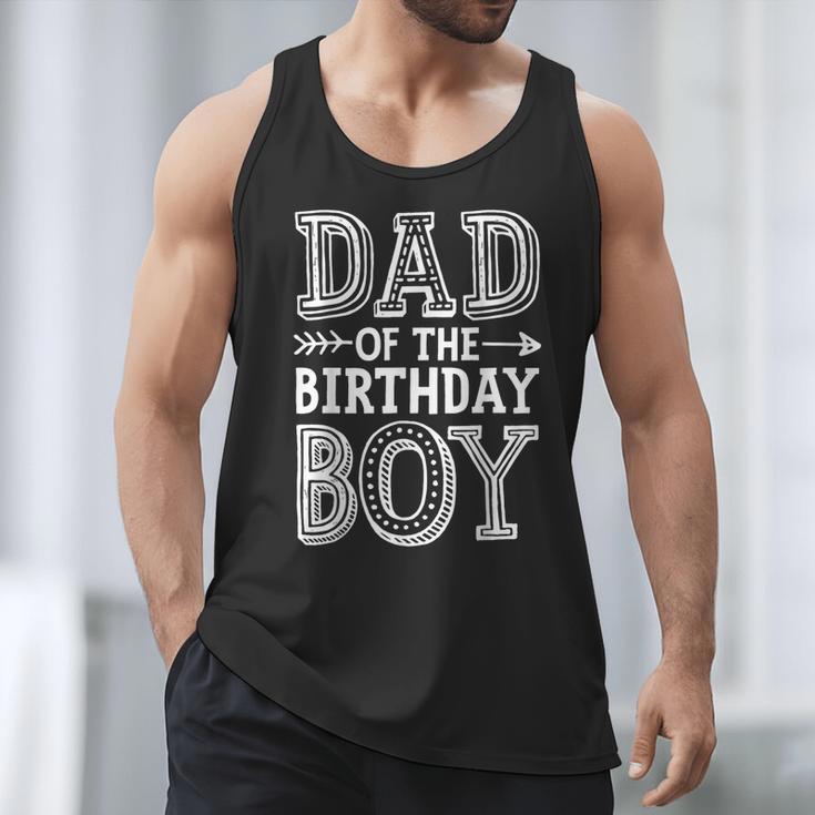 Dad Of The Birthday Boy Father Papa Family Matching Men Tank Top