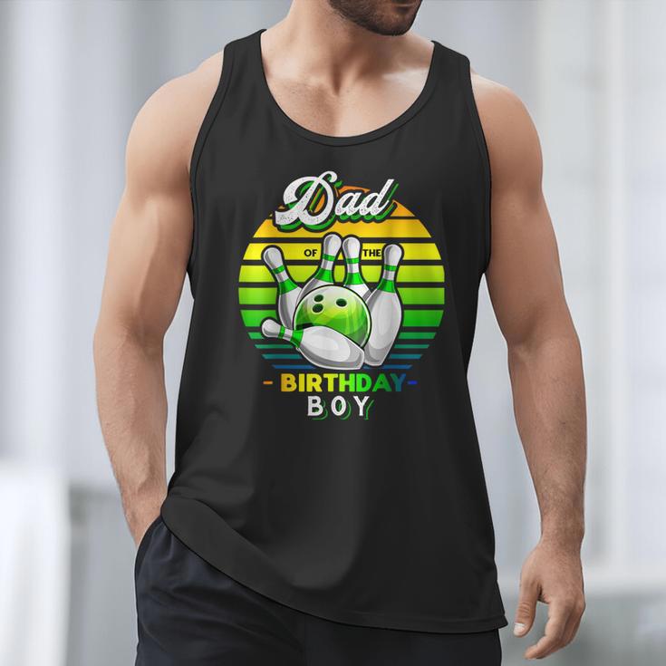 Dad Of The Birthday Boy Matching Family Bowling Birthday Men Tank Top
