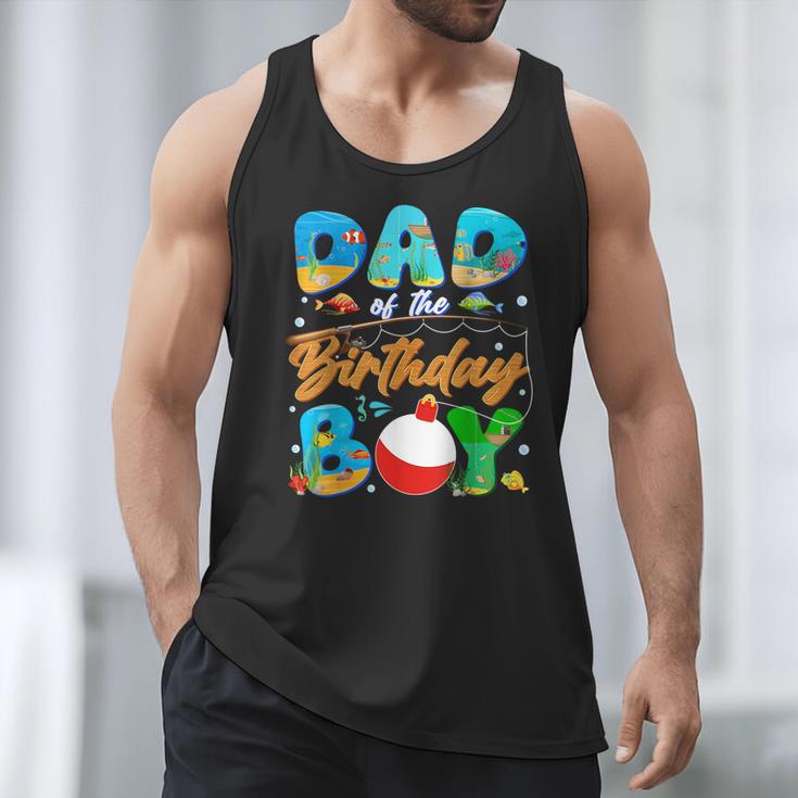 Dad Of The Birthday Boy Ofishally One Family Matching Party Men Tank Top