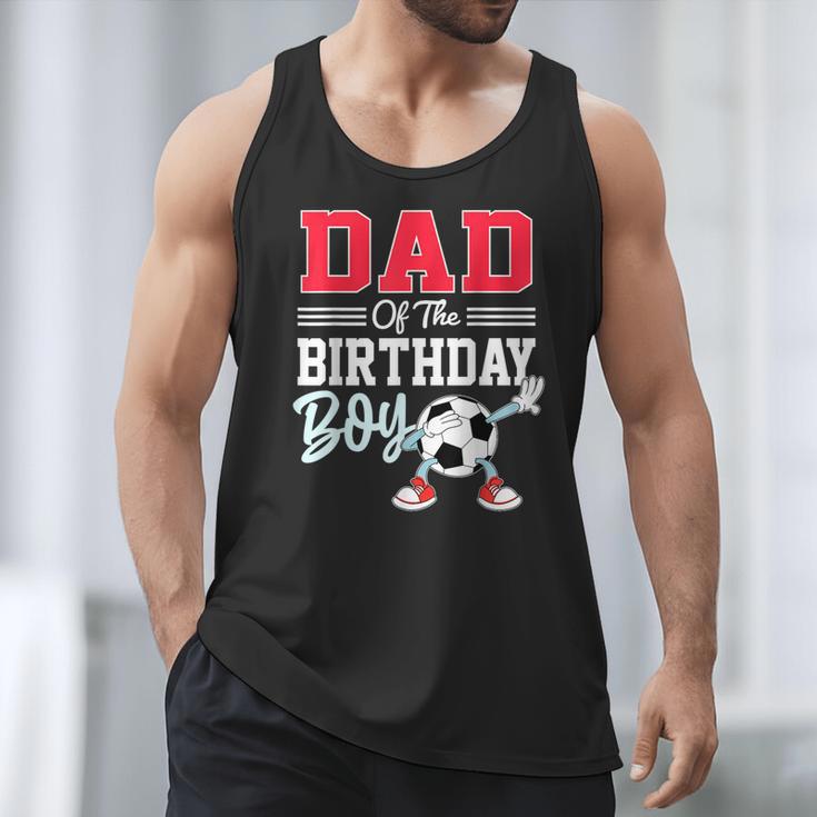 Dad Of The Birthday Boy Shirt Soccer Party Family Daddy Men Tank Top
