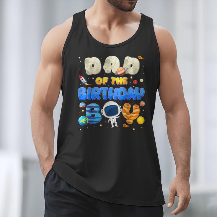 Dad Of The Birthday Boy Two The Moon Space Family Matching Men Tank Top