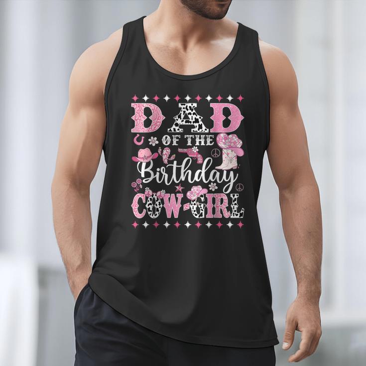 Dad Of The Birthday CowGirl Rodeo CowGirl Birthday Men Tank Top